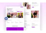 pofessional, minimal, modern carrd website or landing page
